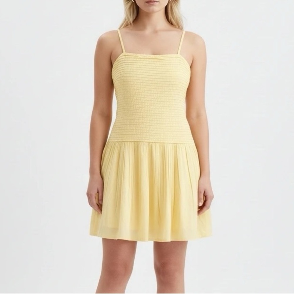 Japna Chic Yellow Mini Dress